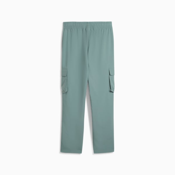 No. 1 Logo Women's Cargo Pants, Green Moon, extralarge-IND