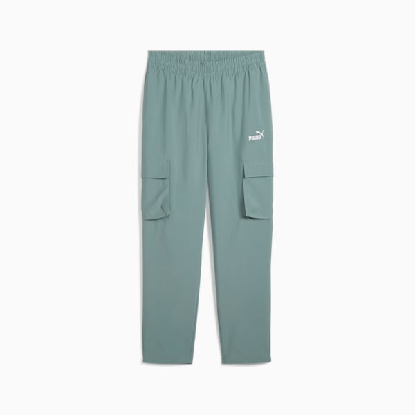 No. 1 Logo Women's Cargo Pants, Green Moon, extralarge-IND