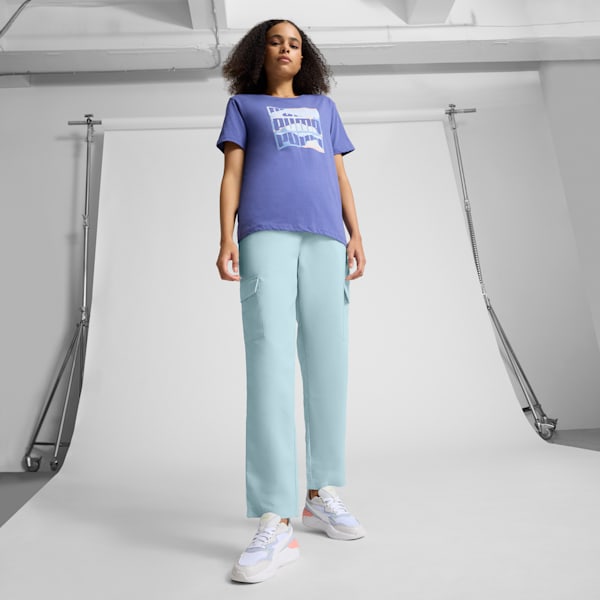 Essentials Small No. 1 Logo Women's Cargo Pants, Modern Mint, extralarge