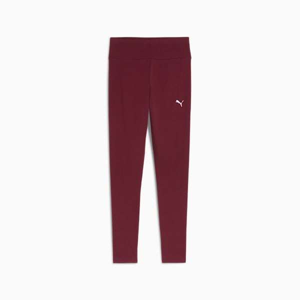 Women's High-Waist Leggings, Ruby Shimmer, extralarge-IND