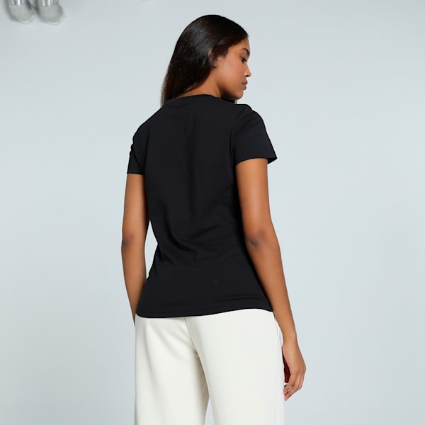 SCRIPT Women's Tee, PUMA Black, extralarge-IND