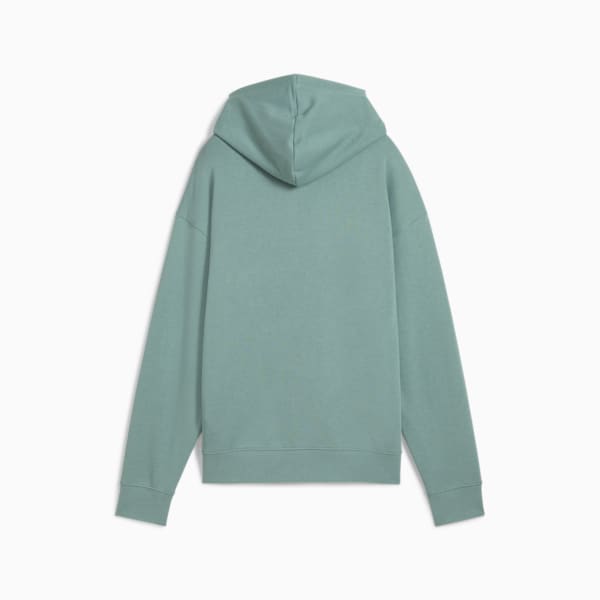 Essentials Script Women's Comfort Hoodie, Green Moon, extralarge