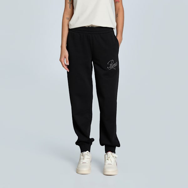 SCRIPT Comfort Women's Sweatpants, PUMA Black, extralarge-IND