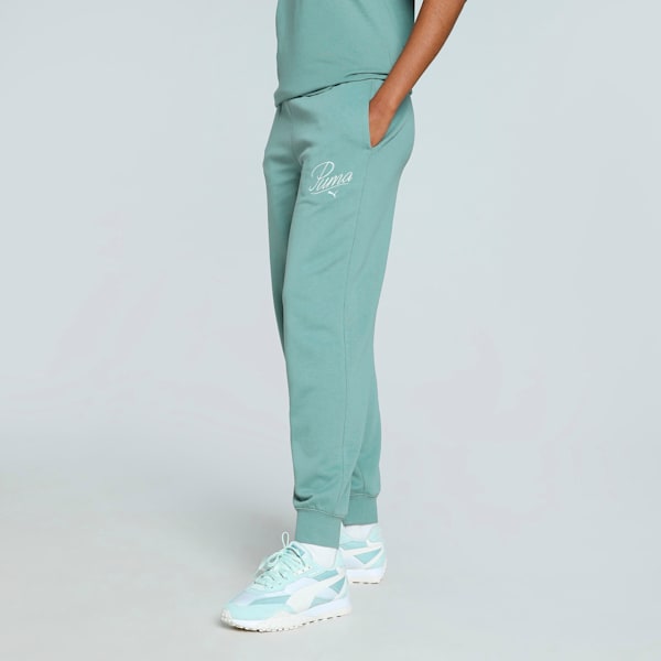 SCRIPT Comfort Women's Sweatpants, Green Moon, extralarge-IND