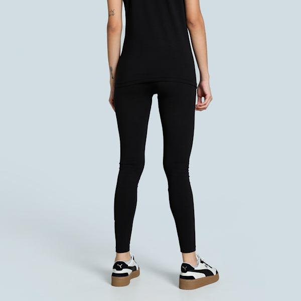 METALLIC Women's Leggings, PUMA Black-Metallic Gold, extralarge-IND