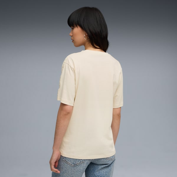 TAPE Women's Relaxed Fit Tee, Alpine Snow, extralarge-IND