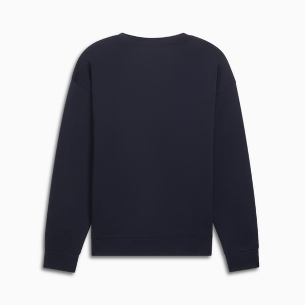 Essentials Elevated Women's Comfort Crew Sweatshirt, New Navy, extralarge