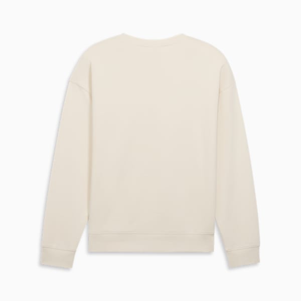 Essentials Elevated Women's Comfort Crew Sweatshirt, Alpine Snow, extralarge