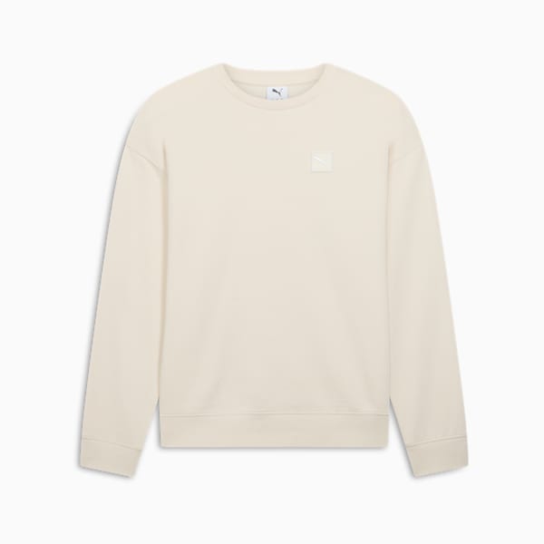 Essentials Elevated Women's Comfort Crew Sweatshirt, Alpine Snow, extralarge