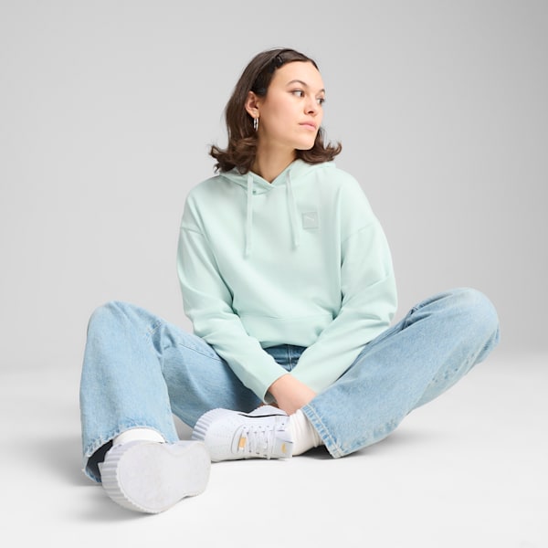 ESS ELEVATED Comfort Hoodie Women, Peaceful Blue, extralarge