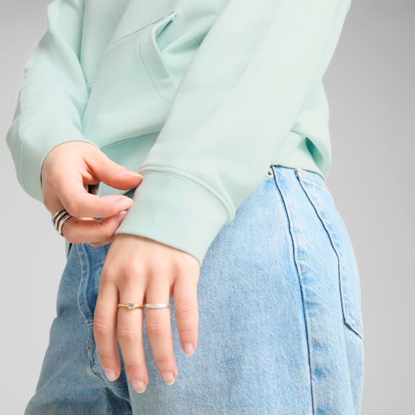 Sudadera con capucha Essentials ELEVATED Comfort para mujer, Peaceful Blue, extralarge