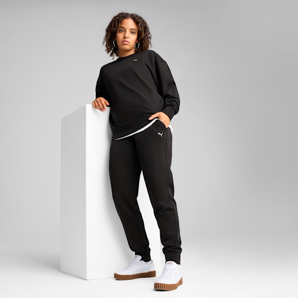 Essentials Elevated Women's Sweatpants, PUMA Black, extralarge