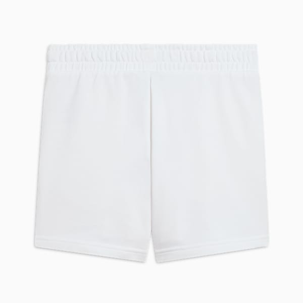 Short à taille mi-haute Essentials Elevated de 5 po Femme, PUMA White, extralarge