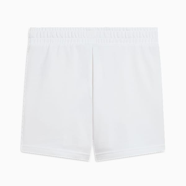 Shorts tiro medio Essentiales Elevated 12cm para mujer, PUMA White, extralarge