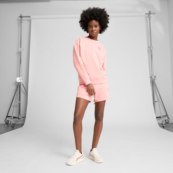 Shorts tiro medio Essentiales Elevated 12cm para mujer, Pink Fruit, extralarge