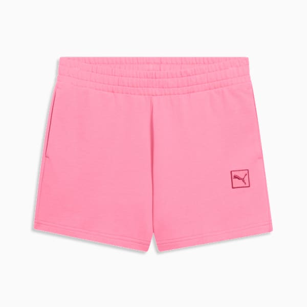 Shorts tiro medio Essentiales Elevated 12cm para mujer, Magic Rose, extralarge