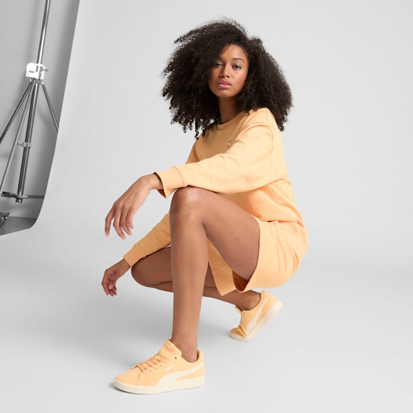 Short à taille mi-haute Essentials Elevated de 5 po Femme, Almost Apricot, extralarge