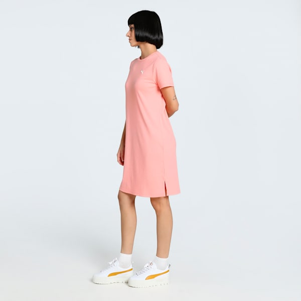 ELEVATED Women's Bodycon Rib Dress, Pink Fruit, extralarge-IND