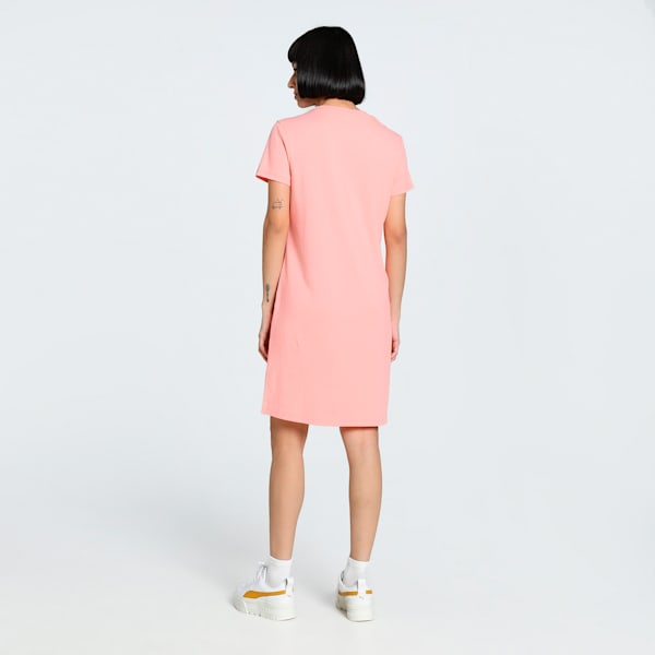 ELEVATED Women's Bodycon Rib Dress, Pink Fruit, extralarge-IND