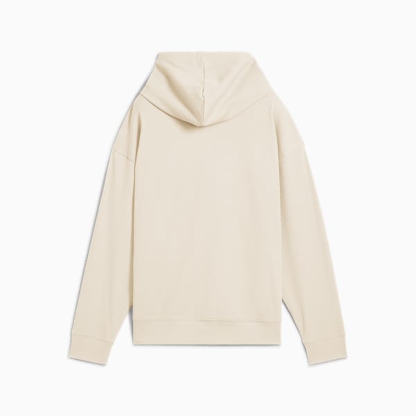 ESS ELEVATED Comfort Rib Hoodie Women, Alpine Snow, extralarge