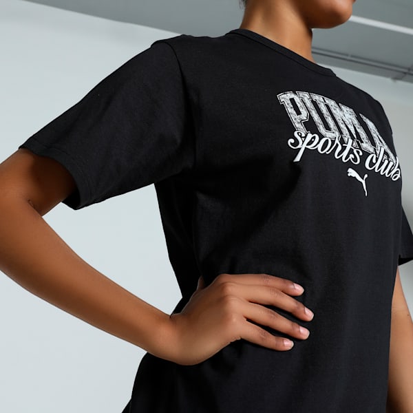 CLASS Women's Relaxed Fit Tee, PUMA Black, extralarge-IND