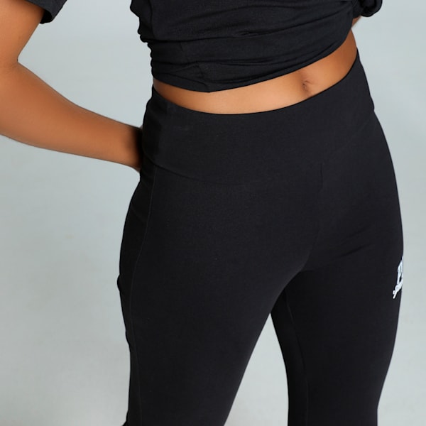 CLASS Women's High-Waist Flared Leggings, PUMA Black, extralarge-IND