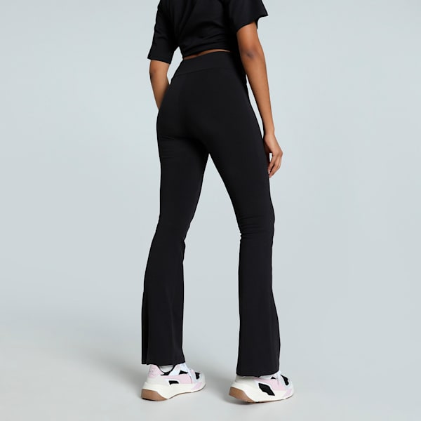 CLASS Women's High-Waist Flared Leggings, PUMA Black, extralarge-IND