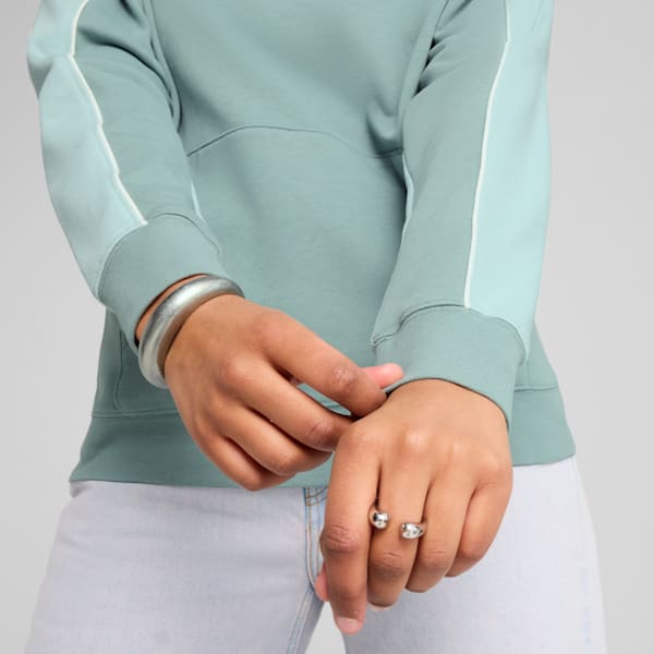 PUMA SPORT Women's Comfort Hoodie, Green Moon, extralarge