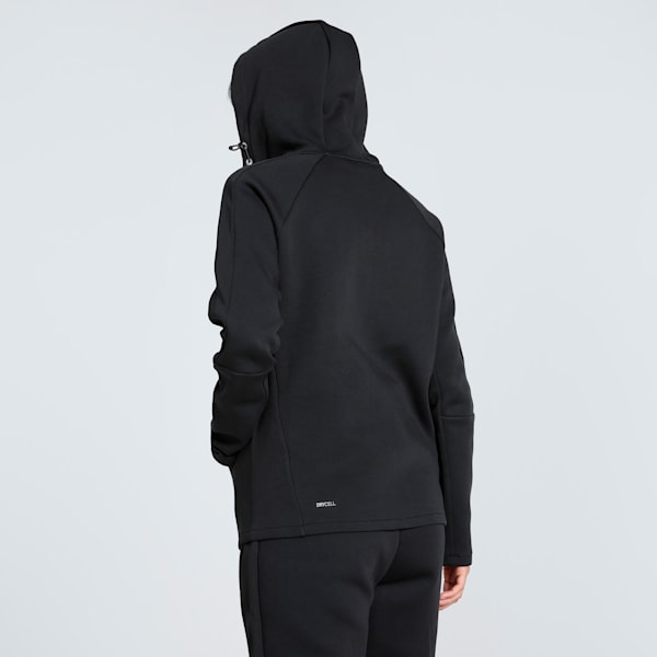 EVOSTRIPE Women's Full-Zip Hoodie, PUMA Black, extralarge-IND