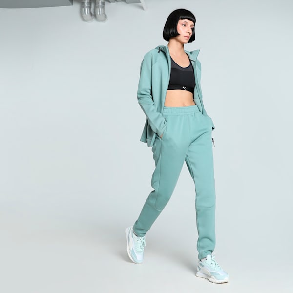 EVOSTRIPE Women's Sweat Pants, Green Moon, extralarge-IND
