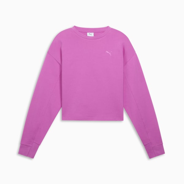 HER Women's Relaxed Crew Sweatshirt, Wild Berry, extralarge