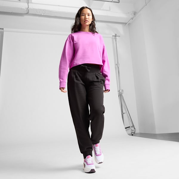 HER Women's Relaxed Crew Sweatshirt, Wild Berry, extralarge