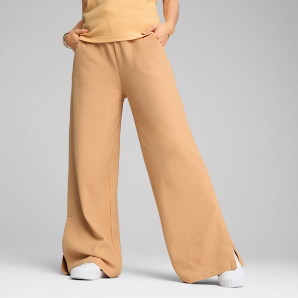 HER Women's Comfort High-Waist Pants, Warm Beige, extralarge