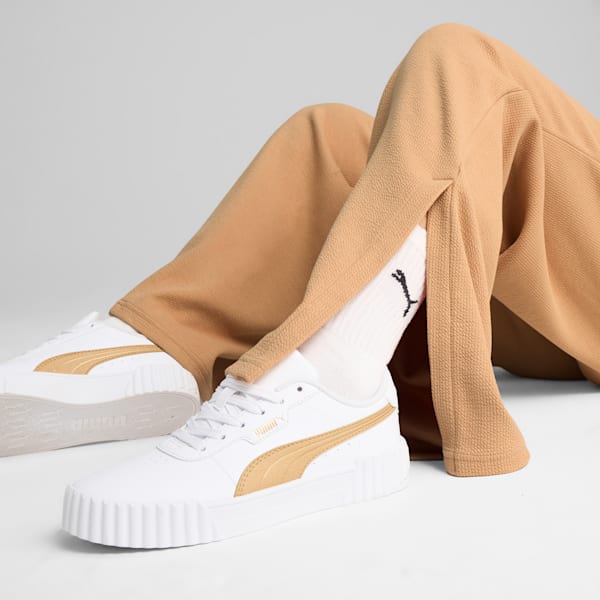 HER Women's Comfort High-Waist Pants, Warm Beige, extralarge