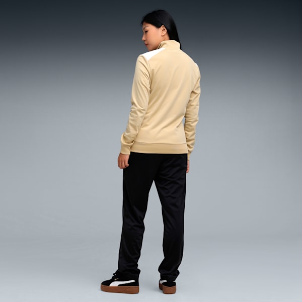Women's Long Sleeve Zip-Up Tracksuit, Pebble Path, extralarge-IND