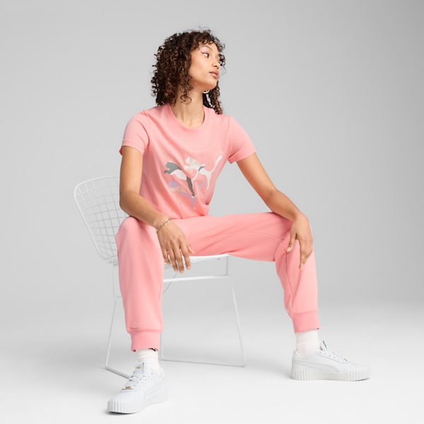 GRAPHICS Branded Leaf Women's Tee, Pink Fruit, extralarge-IND