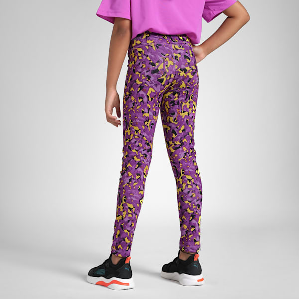 Youth Training Tights, Lemon Sherbert, extralarge-IND