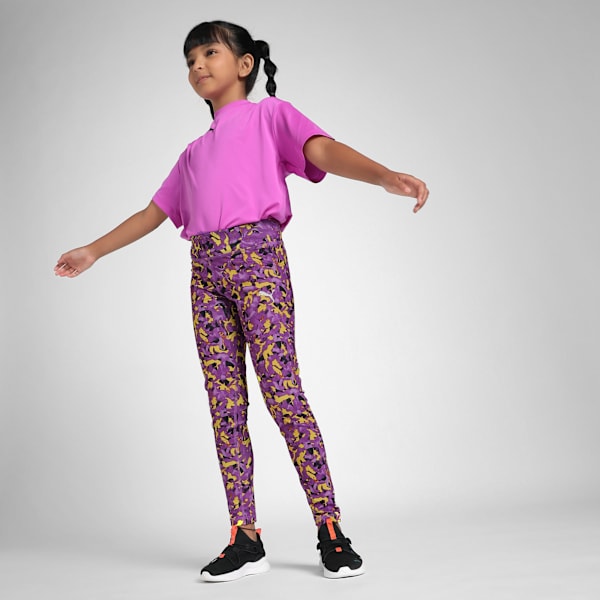 Youth Training Tights, Lemon Sherbert, extralarge-IND