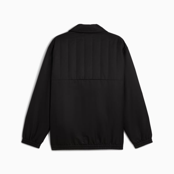 Wardrobe Essentials Relaxed Retro Soccer Jacket, PUMA Black, extralarge