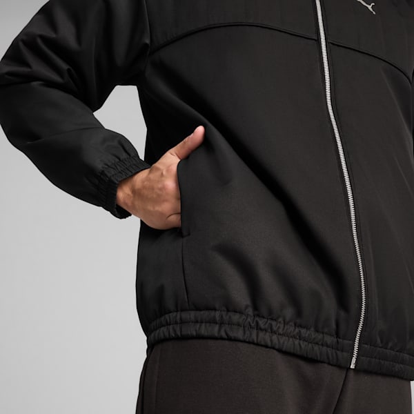 Chamarra de fútbol WARDROBE Essentials Retro, PUMA Black, extralarge