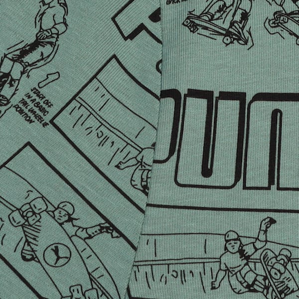 Mid 90s Youth Tee, Green Moon, extralarge-IND