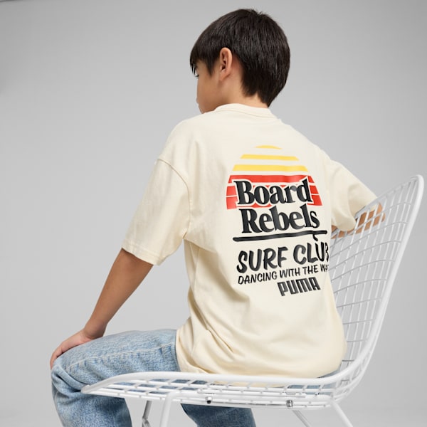 Mid 90s Youth Relaxed Fit Graphic Tee, Alpine Snow, extralarge-IND