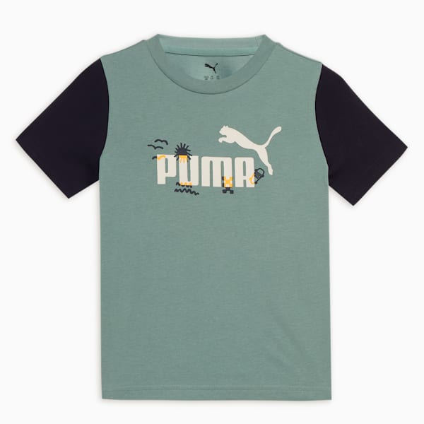 Sandy Adventures Kid's Tee, Green Moon, extralarge-IND