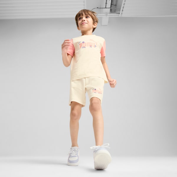Sandy Adventures Little Kids' Tee, Alpine Snow, extralarge