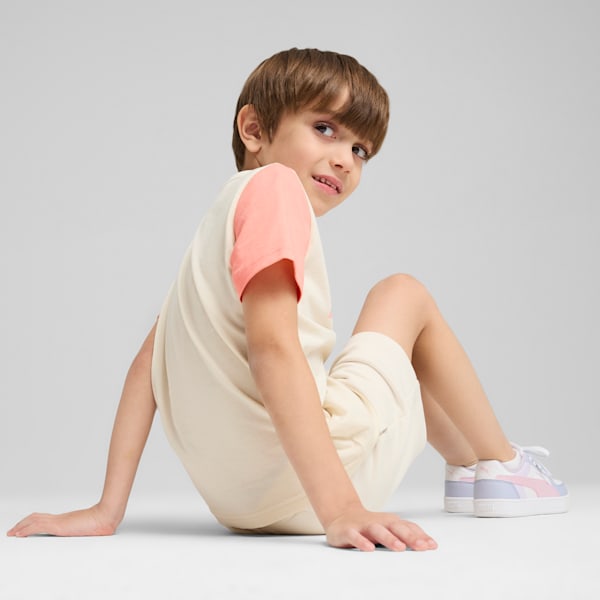 Sandy Adventures Little Kids' Tee, Alpine Snow, extralarge