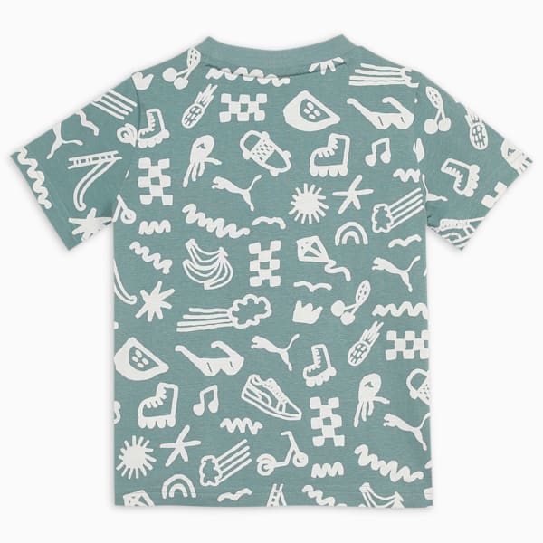 Sandy Adventures Kid's Tee, Green Moon, extralarge-IND