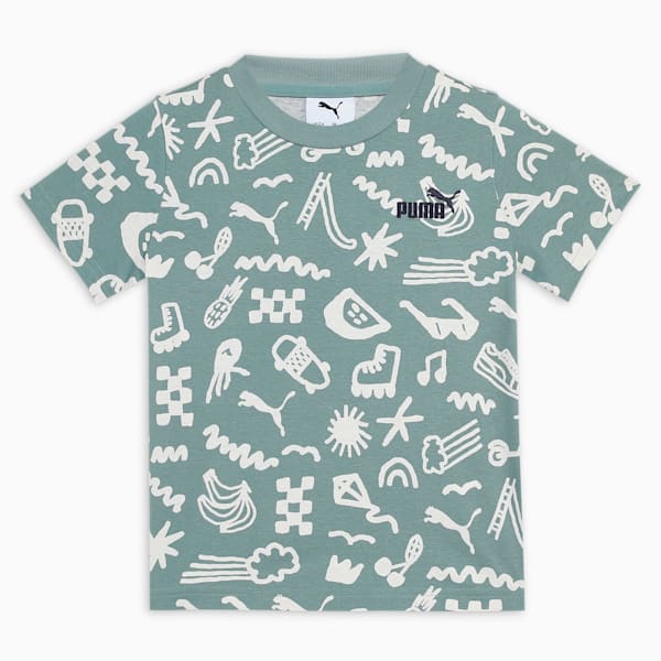 Sandy Adventures Kid's Tee, Green Moon, extralarge-IND