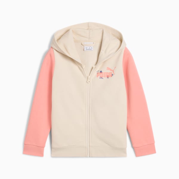 Sandy Adventures Little Kids' Full-Zip Hoodie, Alpine Snow, extralarge
