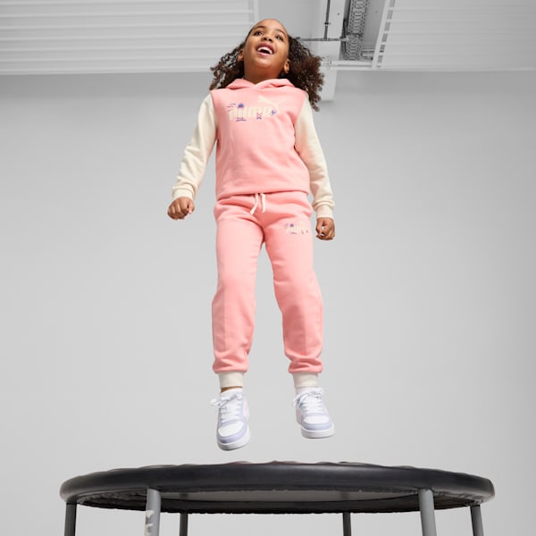 SANDY ADVENTURES Kid's Sweatpants, Pink Fruit, extralarge-IND