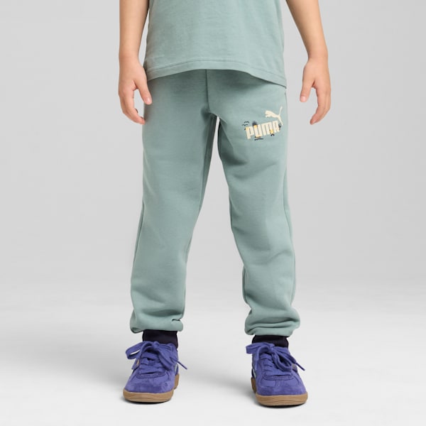 Sandy Adventures Little Kids' Sweatpants, Green Moon, extralarge